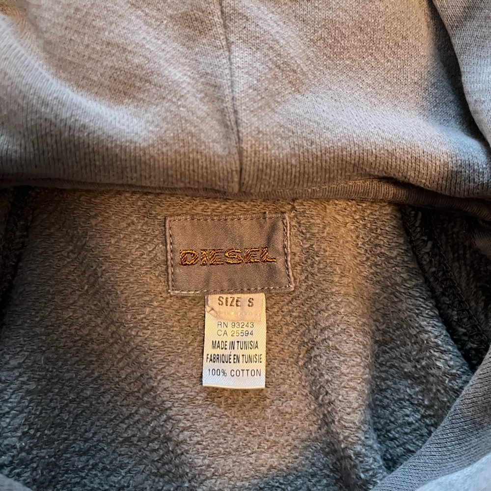 Diesel Zip hoodie size small women